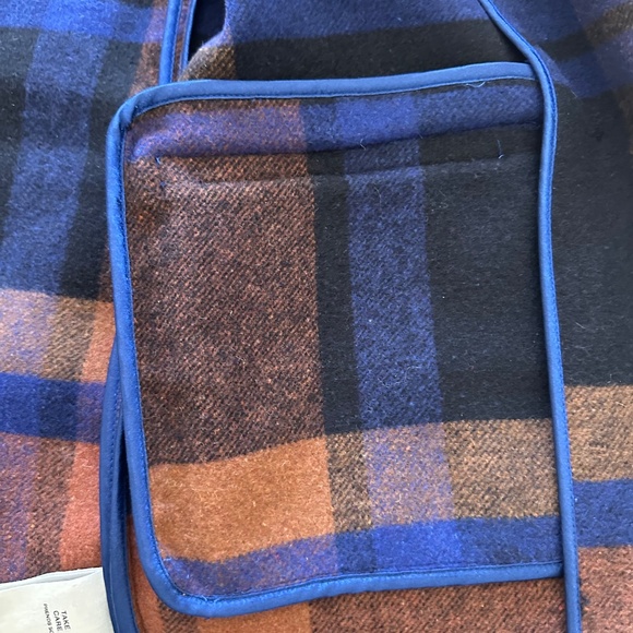 Avec Les Filles Plaid Pattern Coat in Blue | NWOT | Size XS - Picture 15 of 16